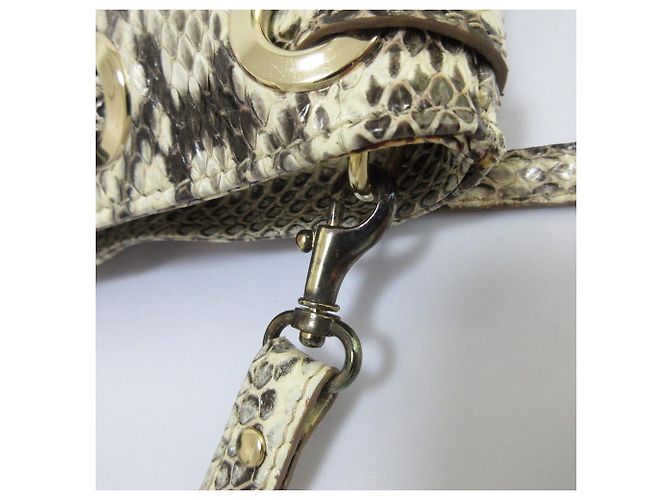 2way-Tasche aus Python JIMMY CHOO Beige - Ansicht 18