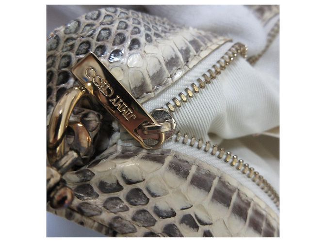 2way-Tasche aus Python JIMMY CHOO Beige - Ansicht 19