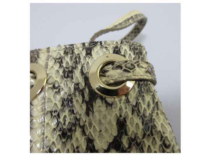2way-Tasche aus Python JIMMY CHOO Beige - Ansicht 20