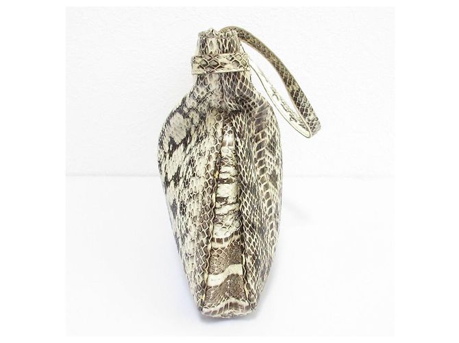 2way-Tasche aus Python JIMMY CHOO Beige - Ansicht 3