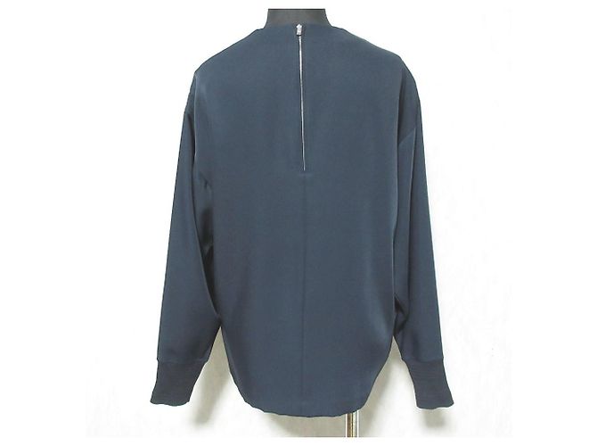 Autre Marque Langarm-Pullover HYKE Blau Marineblau - Ansicht 2