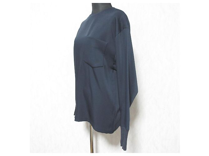 Autre Marque Langarm-Pullover HYKE Blau Marineblau - Ansicht 3