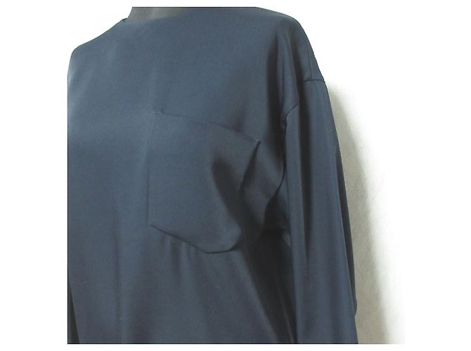 Autre Marque Langarm-Pullover HYKE Blau Marineblau - Ansicht 4