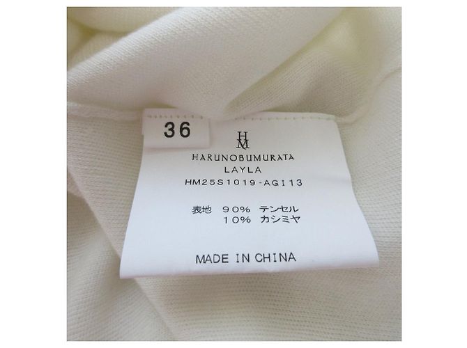 Autre Marque PULL de mezcla de cachemira LAYLA HARUNOBUMURATA Blanco - vista 6