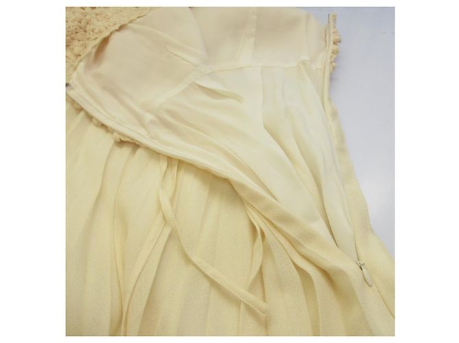 Autre Marque Ingeborg Kleid mit Spitzenplissee Roh - Ansicht 4
