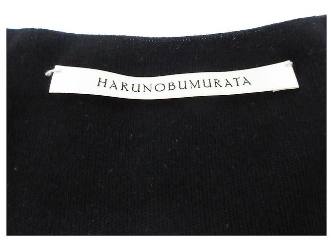 Autre Marque HARUNOBUMURATA LAYLA Kaschmir-Mischung Strickpullover Schwarz - Ansicht 5