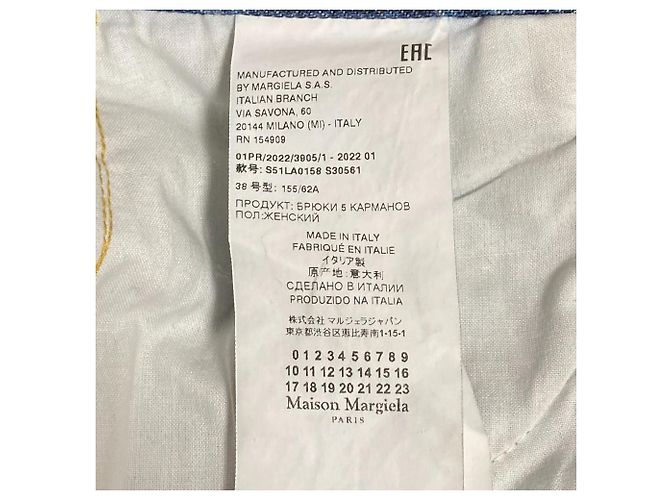 Maison Martin Margiela Pantalones vaqueros CROPPED KICK-FLARE Maison Margiela Azul - vista 6
