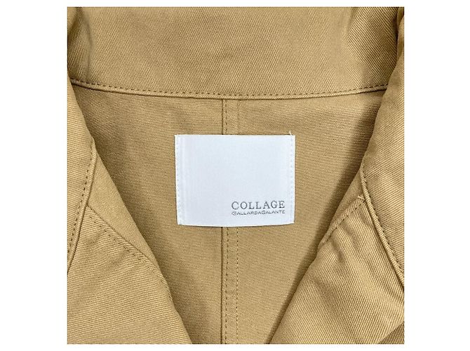Autre Marque Giacca tunica utility COLLAGE GALLARDAGALANTE Beige - vista 3