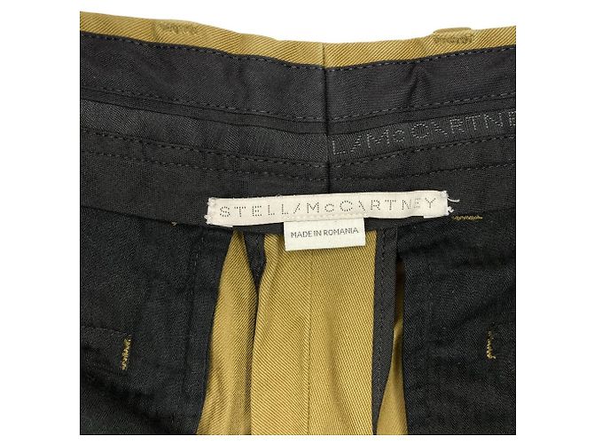 Stella Mc Cartney Pantaloni chino in cotone Stella McCartney Marrone - vista 3