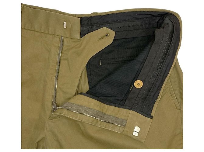 Stella Mc Cartney Pantaloni chino in cotone Stella McCartney Marrone - vista 4
