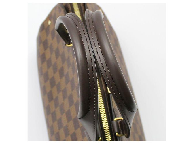 Louis Vuitton Borsa a tracolla bowling Kensington in Damier Ebene Marrone - vista 5