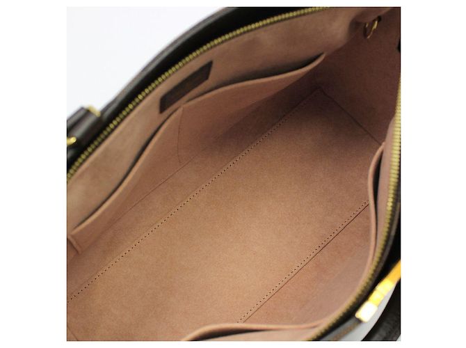 Louis Vuitton Borsa a tracolla bowling Kensington in Damier Ebene Marrone - vista 6