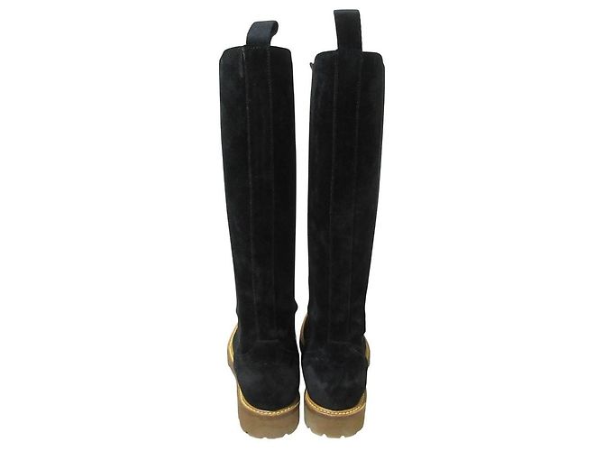 Autre Marque Botas Chelsea largas Henderson de ante de estilo wingtip - vista 2