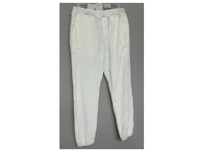 Fendi Pantaloni dritti Argento - vista 3
