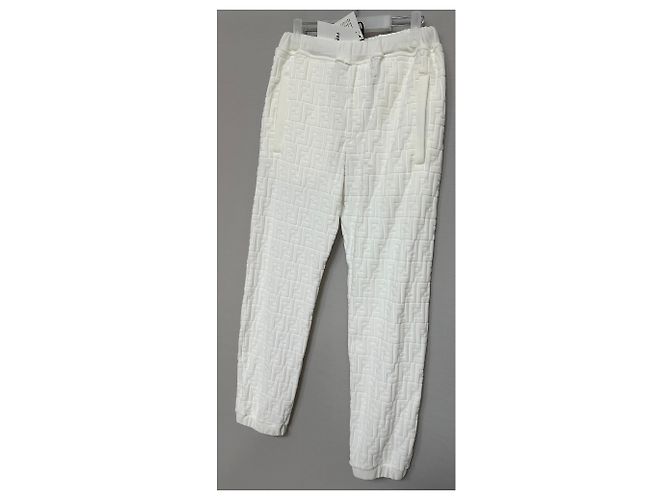Fendi Pantaloni dritti Argento - vista 4