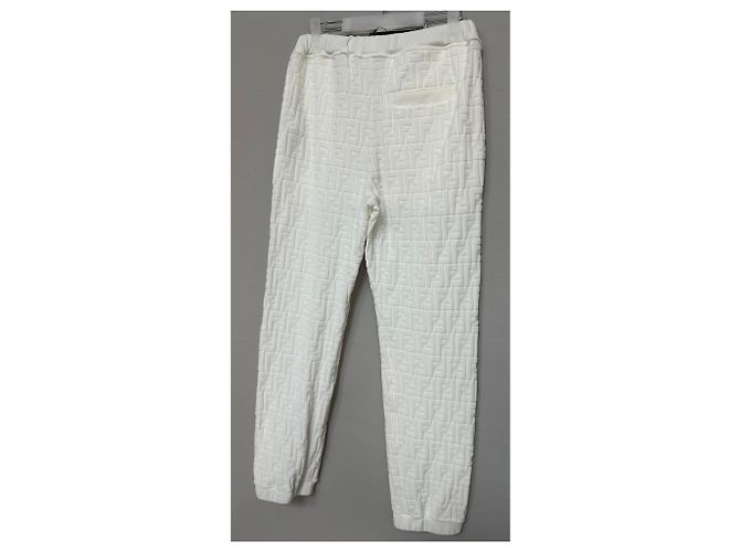 Fendi Pantaloni dritti Argento - vista 5
