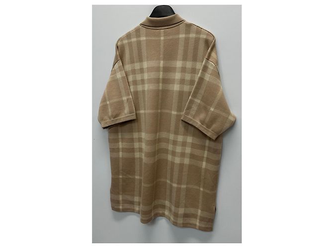 Burberry Polo aus Seiden-Woll-Jacquard mit Karomuster Braun - Ansicht 6