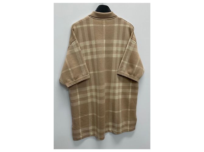 Burberry Polo aus Seiden-Woll-Jacquard mit Karomuster Braun - Ansicht 7