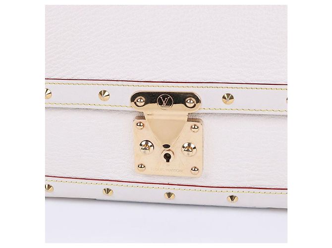 Borsa a Spalla Louis Vuitton Suhali Medium Bianca Bianco - vista 2