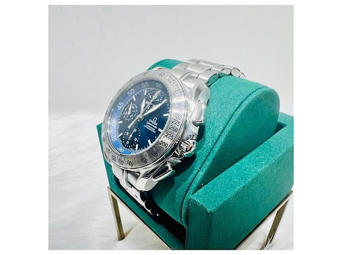 Omega Orologio da uomo Speedmaster Split Second Chronograph Blu - vista 3