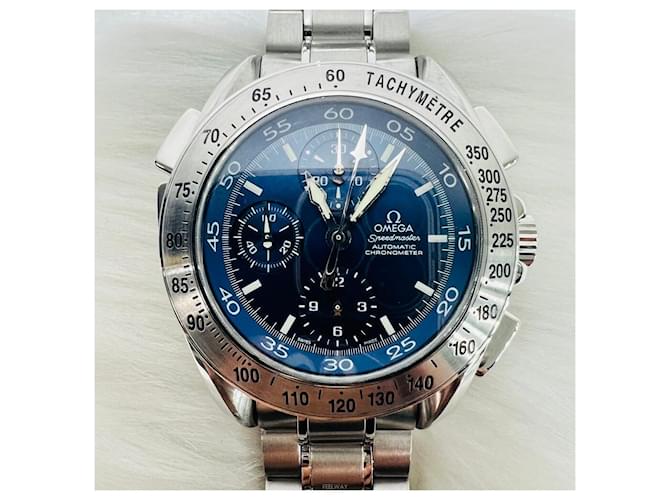 Omega Orologio da uomo Speedmaster Split Second Chronograph Blu - vista 6