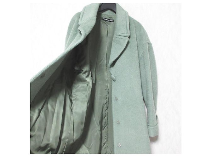 Autre Marque Abrigo Shaggy VIVIENNE TAM Verde - vista 4