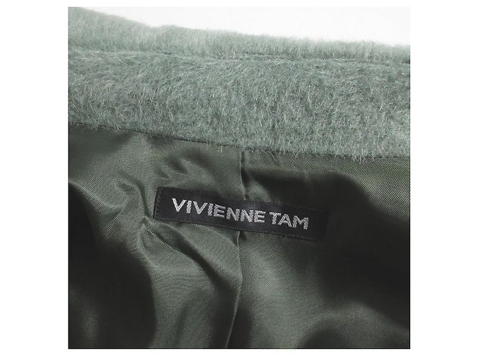 Autre Marque Abrigo Shaggy VIVIENNE TAM Verde - vista 5