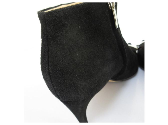 Autre Marque Sergio Rossi sr1 Wildleder-Short-Boots Schwarz - Ansicht 14