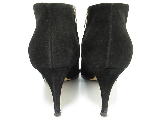 Autre Marque Sergio Rossi sr1 Wildleder-Short-Boots Schwarz - Ansicht 5