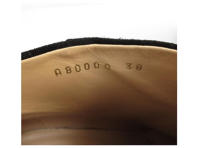 Autre Marque Sergio Rossi sr1 Wildleder-Short-Boots Schwarz - Ansicht 8