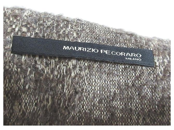 Casaco curto Maurizio Pecoraro com manga dolman Marrom - vista 6
