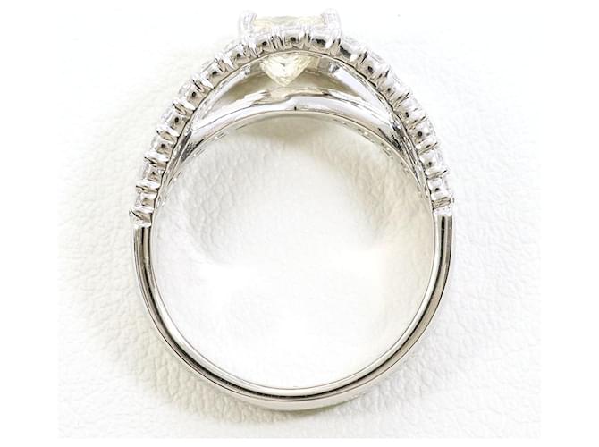 Autre Marque PT900 Platinring Gelb - Ansicht 3