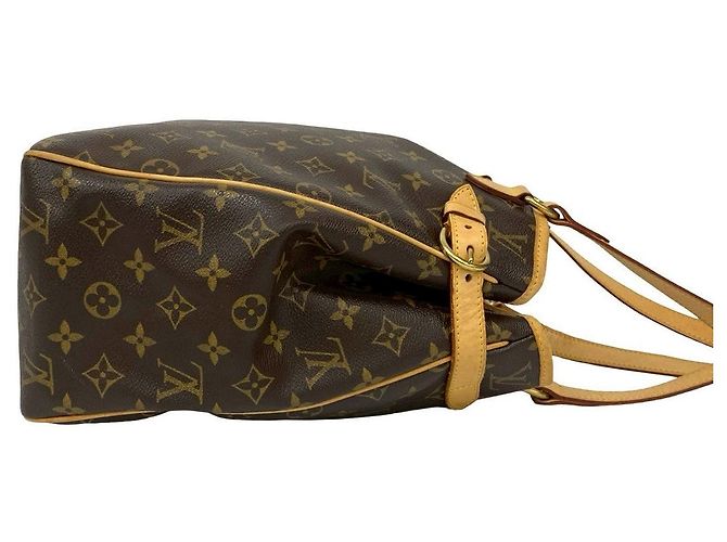 Borsa Tote Louis Vuitton Batignolles Monogram Marrone Bronzo - vista 7