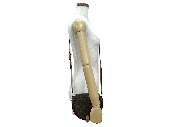 Piccola borsa a tracolla Louis Vuitton Monogram Marrone - vista 3