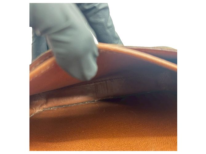 Borsa a tracolla Louis Vuitton Cartouchiere Monogram Marrone - vista 10