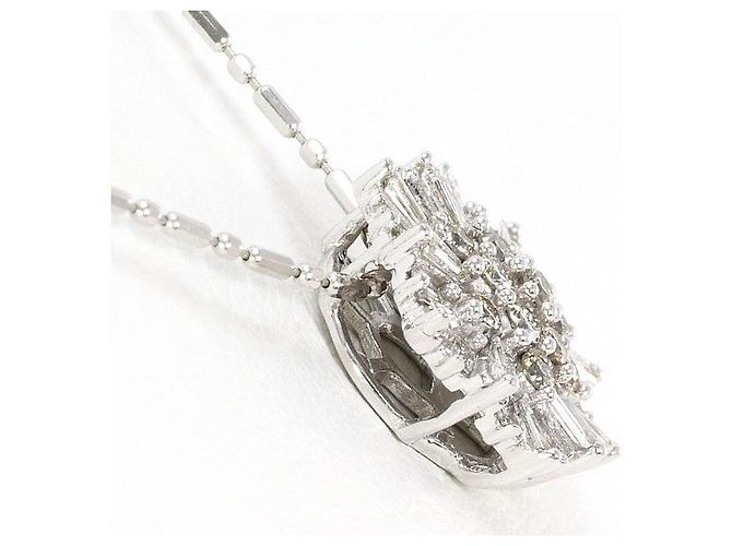Autre Marque Collana in oro bianco Au750 e diamanti Argento - vista 2
