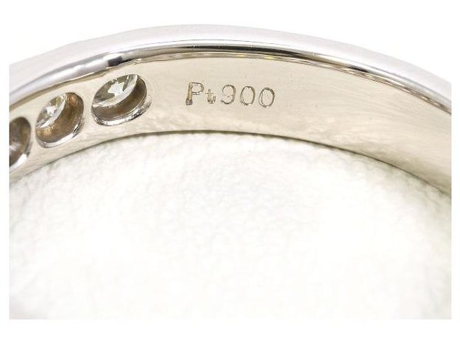 Autre Marque PT900 Platin Diamantring Silber - Ansicht 5