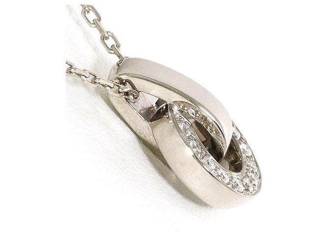 Autre Marque Collana in oro bianco Au750 e diamanti Argento - vista 2