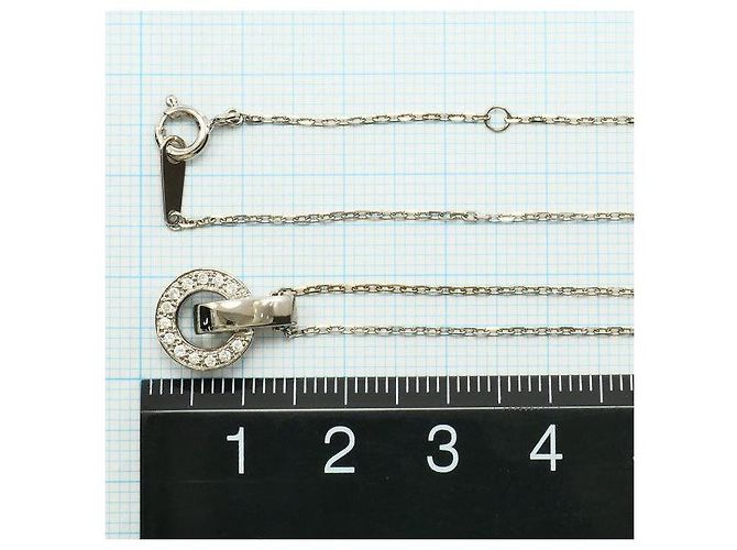 Autre Marque Collana in oro bianco Au750 e diamanti Argento - vista 5