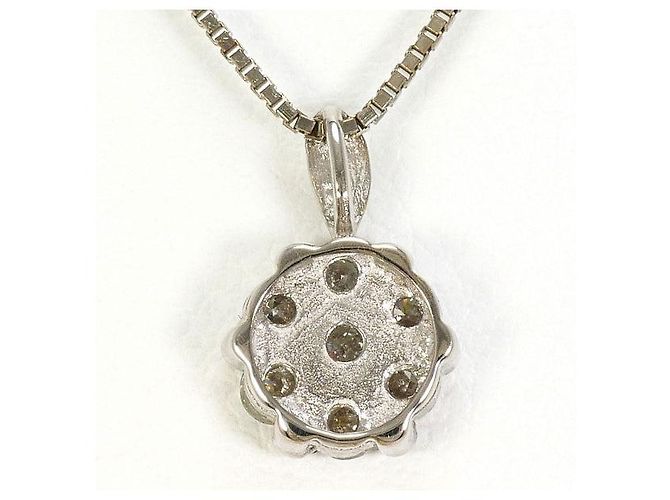 Autre Marque Collana in oro bianco Au750 e diamanti Argento - vista 3