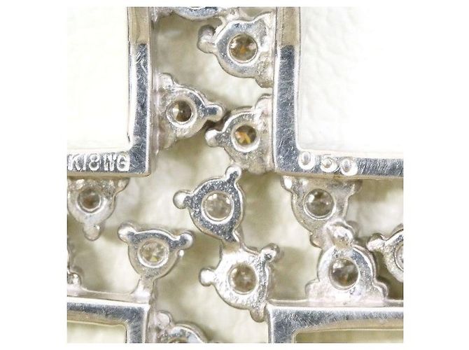 Autre Marque Collana in oro bianco Au750 e diamanti Argento - vista 4