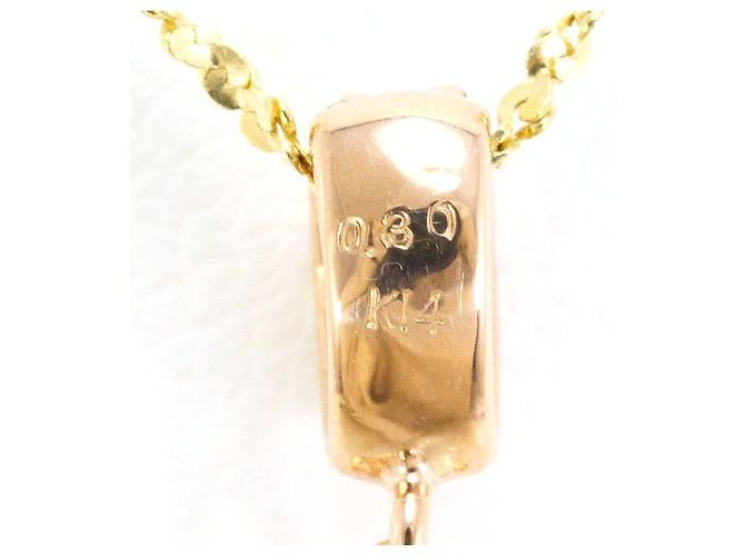 Autre Marque Collana in oro giallo e oro rosa K14 con diamanti D'oro - vista 4