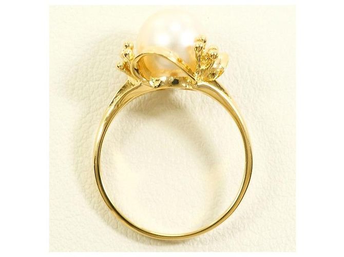 Autre Marque Anello con perla Au750 D'oro - vista 2