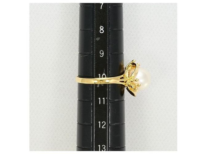 Autre Marque Anello con perla Au750 D'oro - vista 6