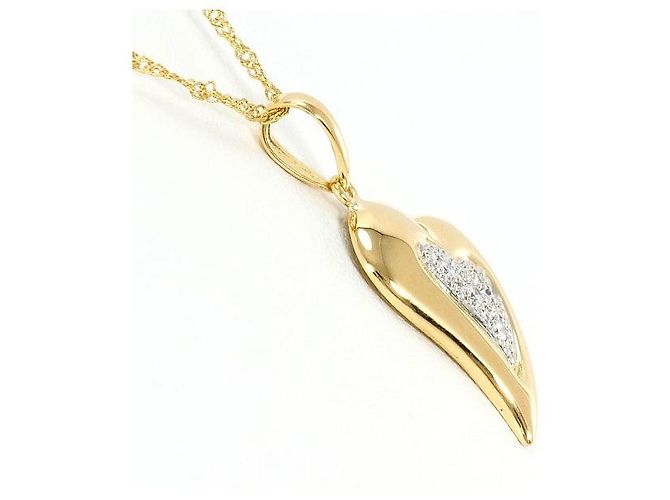 Autre Marque Collana in platino Pt900 e oro giallo K18YG con diamanti Argento - vista 2