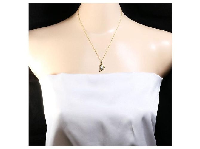 Autre Marque Collana in platino Pt900 e oro giallo K18YG con diamanti Argento - vista 5