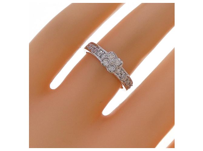 Autre Marque Anello Ponte Vecchio in Oro Au750 e Diamanti Argento - vista 5