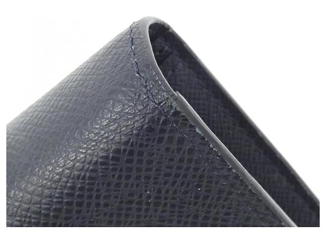 Portafoglio Louis Vuitton Brazza Taiga Blu - vista 3