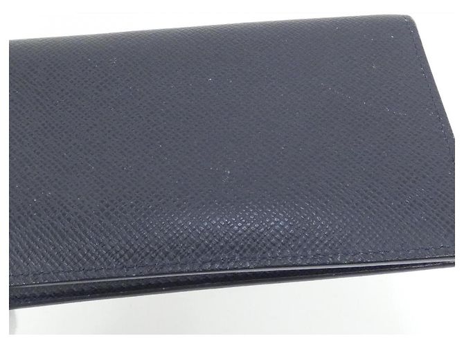 Portafoglio Louis Vuitton Brazza Taiga Blu - vista 6