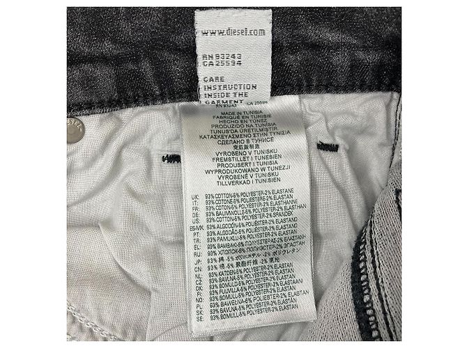 Autre Marque Pantalones vaqueros DIESEL D-STRUKT-Z-T Castaño - vista 8
